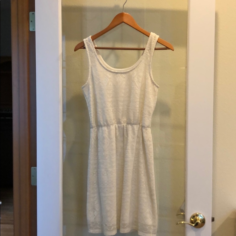White lace dress